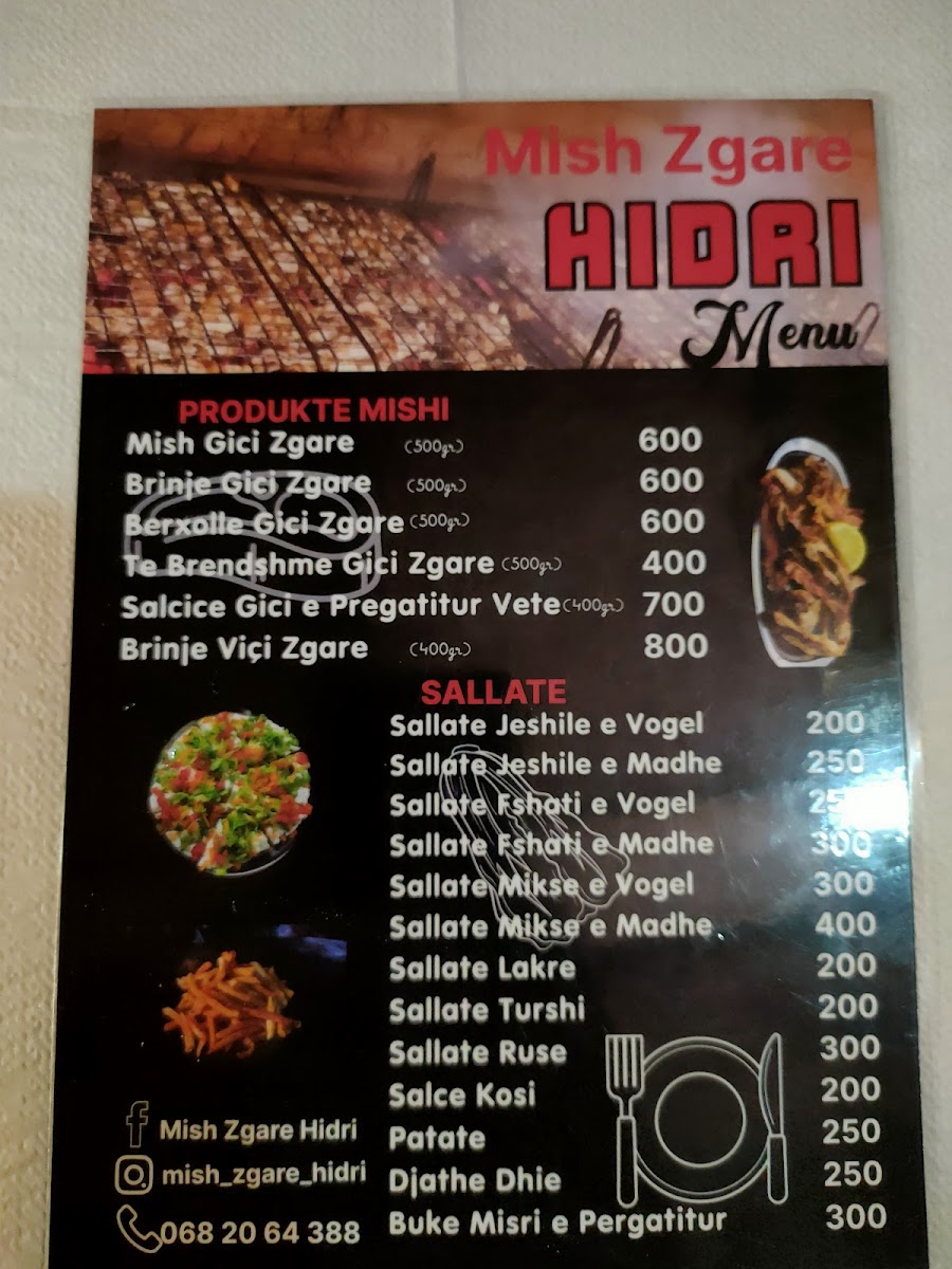 Menu Mish Zgare - Restorant Hidri-6