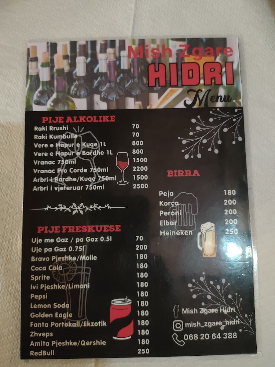 Menu Mish Zgare - Restorant Hidri-7