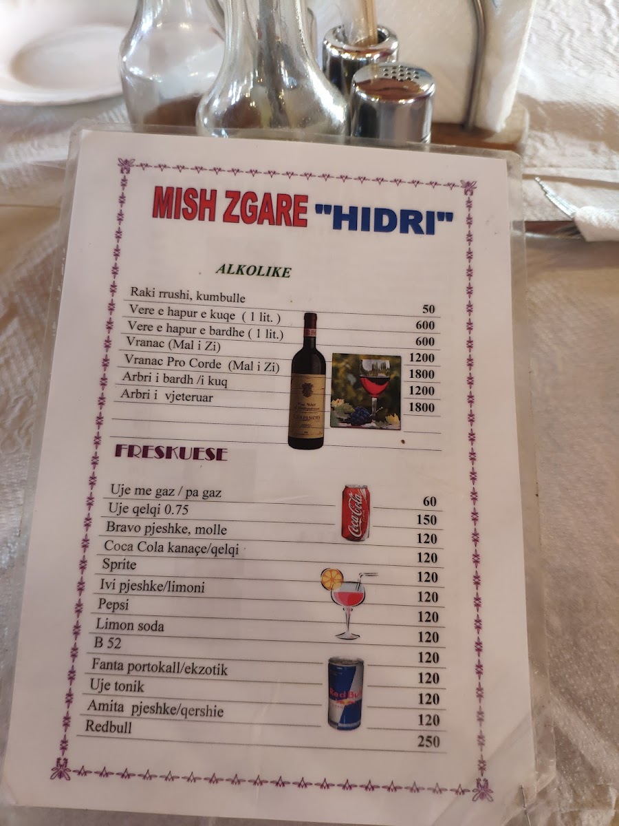 Menu Mish Zgare - Restorant Hidri-8
